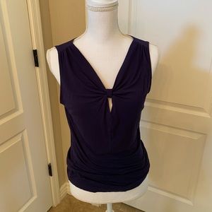 CAbi Navy Blue Top, Size Medium